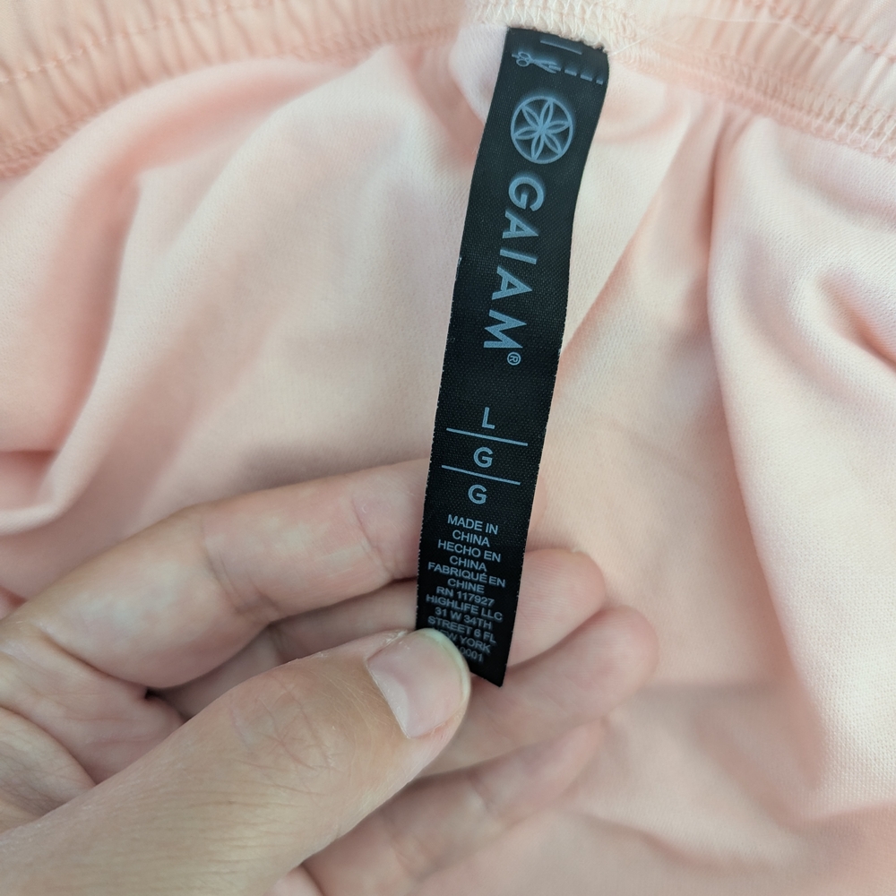 Gaiam Peach Yoga Pants